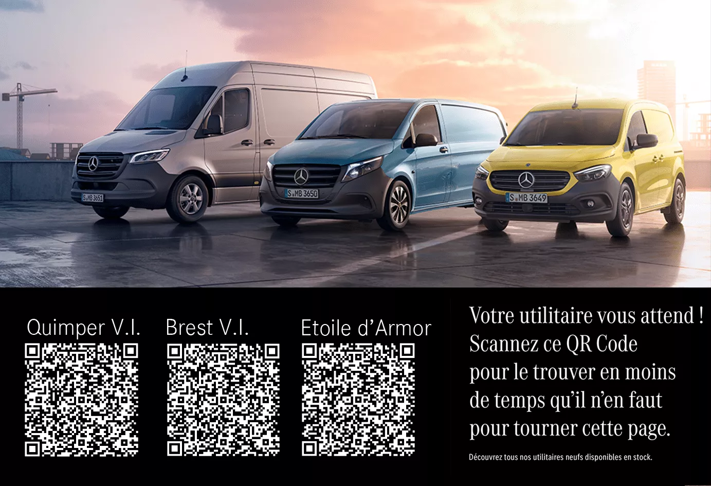 Acquisition de votre utilitaire Mercedes-Benz en ligne