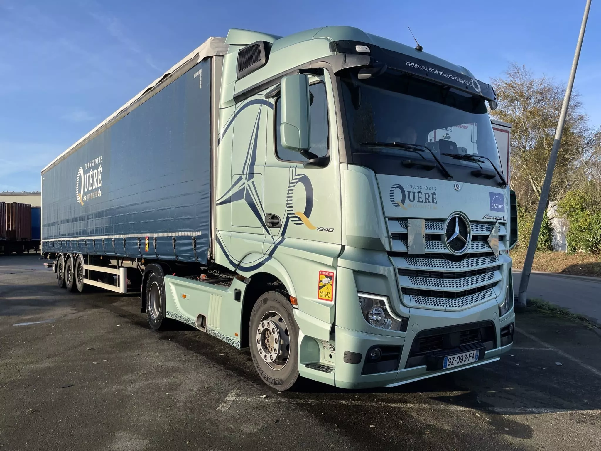 [Livraison] d’un camion Actros L Mercedes-Benz aux Transports Quéré